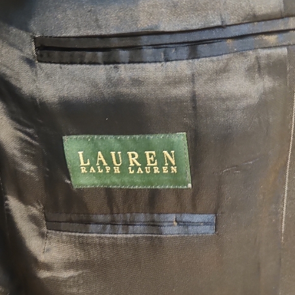 Classic Black Pinstripe Men's Blazer - Picture 2 of 4